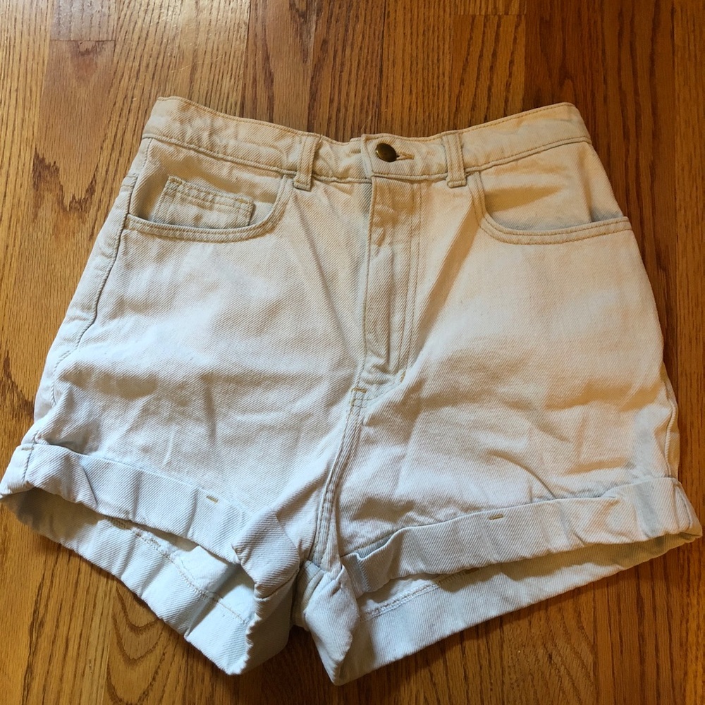 American apparel denim shorts